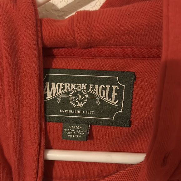 Red American Eagle Hoodie size small - Picture 3 of 3